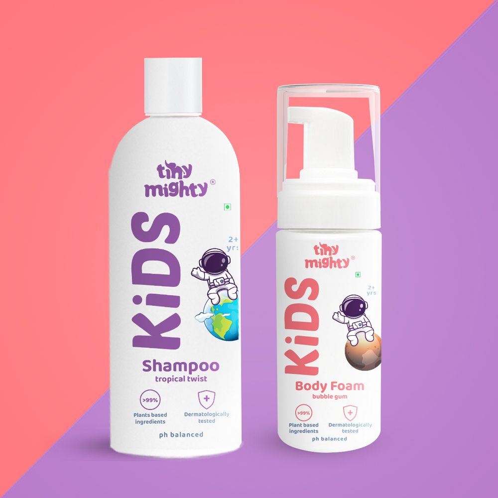 Kids Bathing pack 2 (Body Foam + Hair Shampoo)