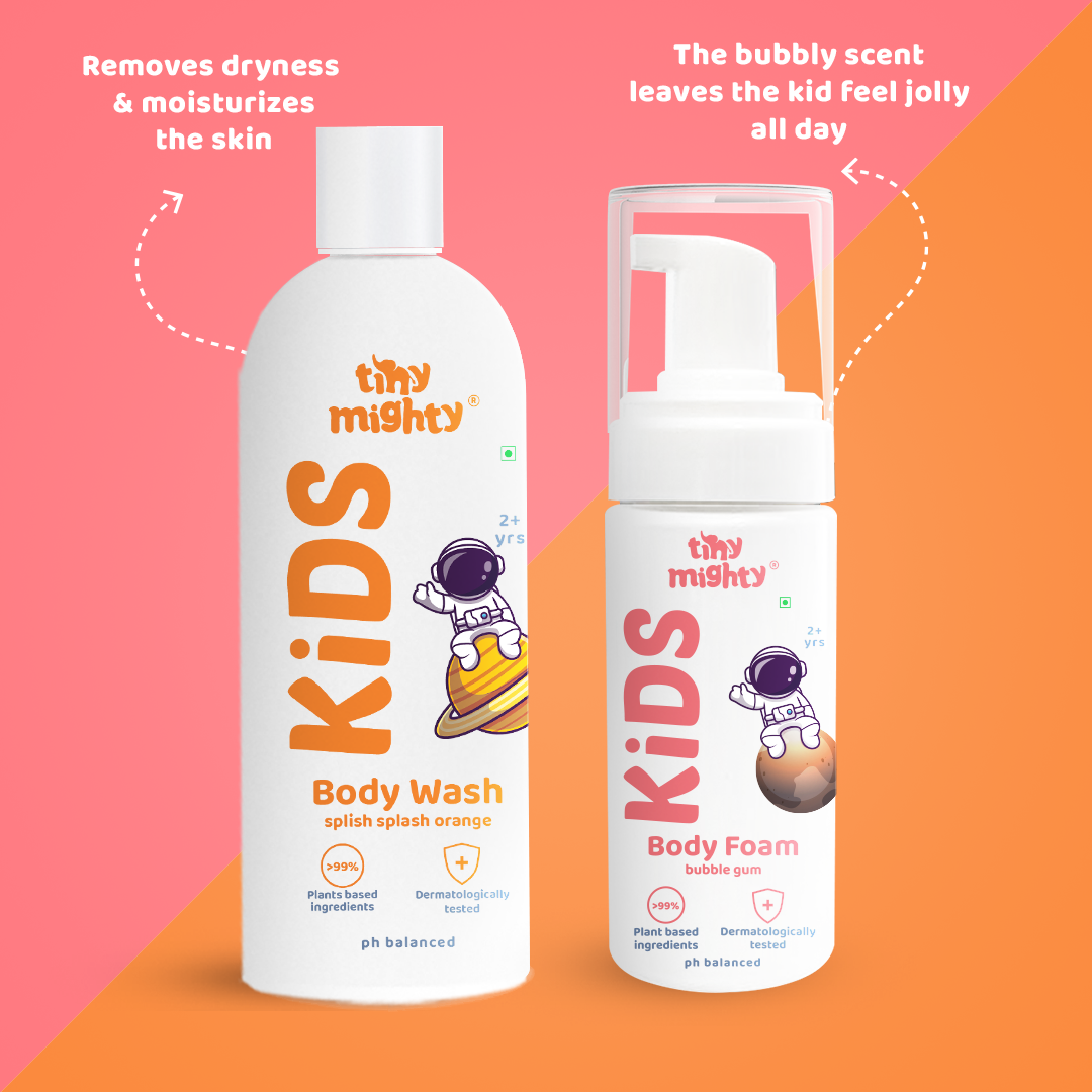 
                  
                    Kids cleansing pack (Body wash + Foam body wash, 200ml +150ml)
                  
                