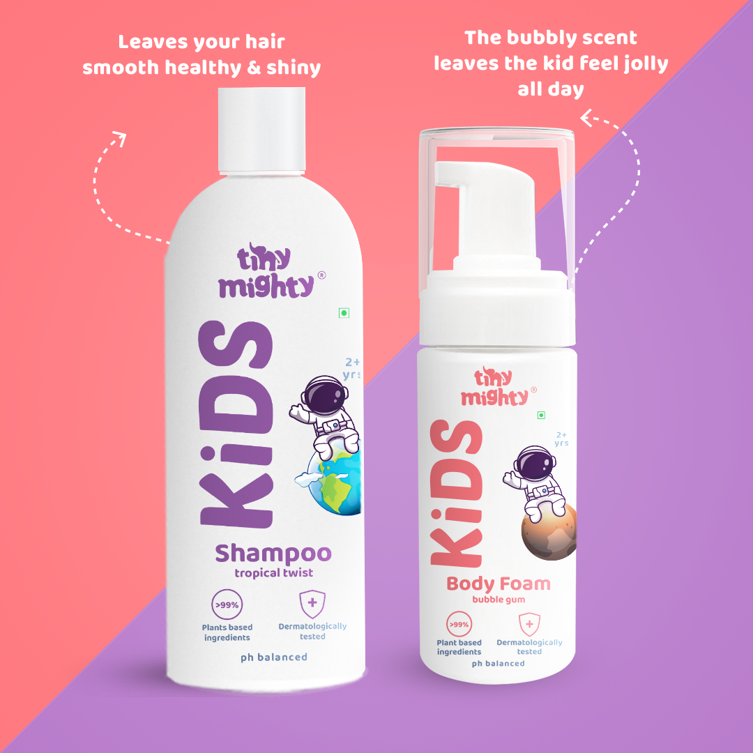 
                  
                    Kids Bathing pack 2 (Body Foam + Hair Shampoo)
                  
                