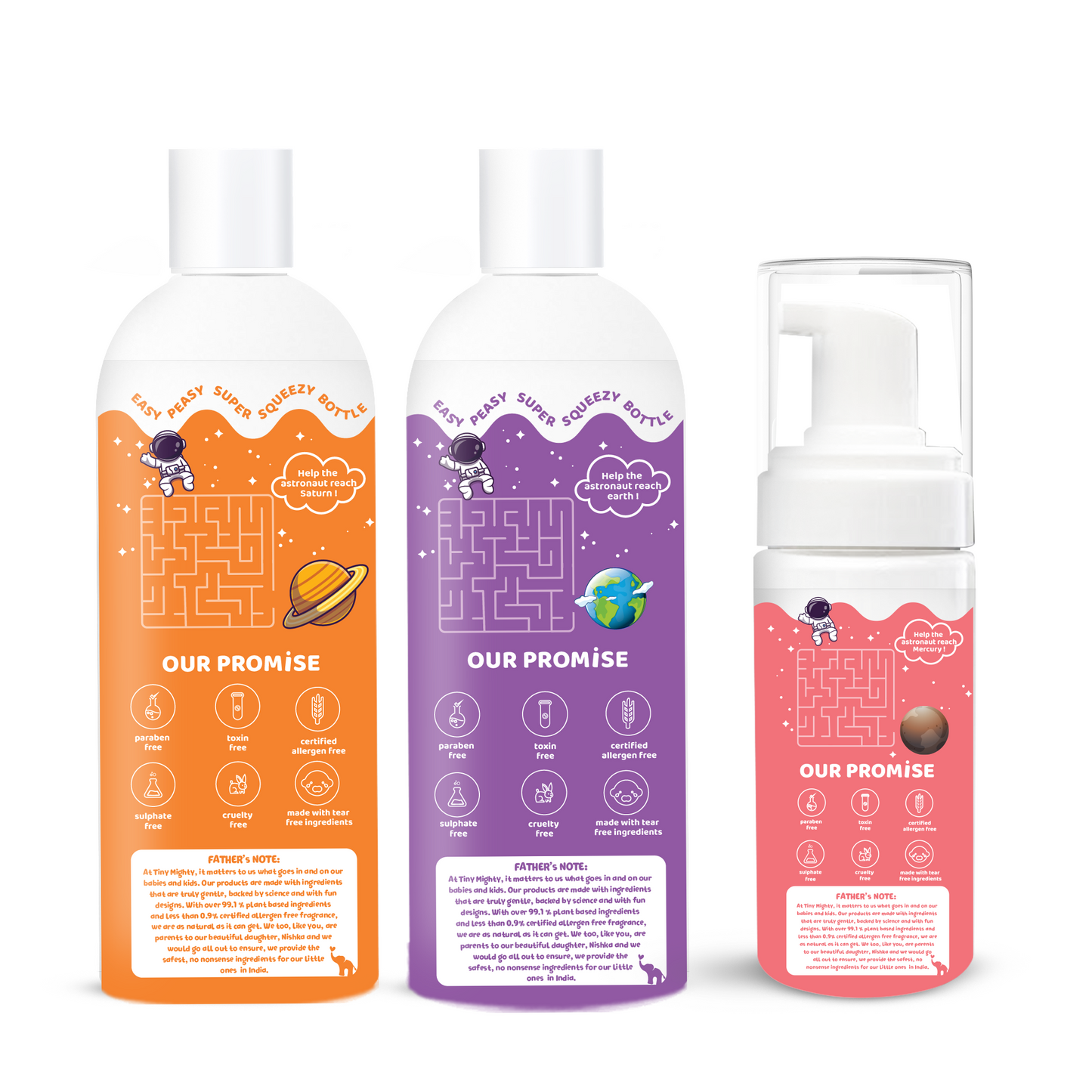 
                  
                    Kids hair and body care pack 2 (Body Foam + Hair Shampoo + Body Wash )
                  
                