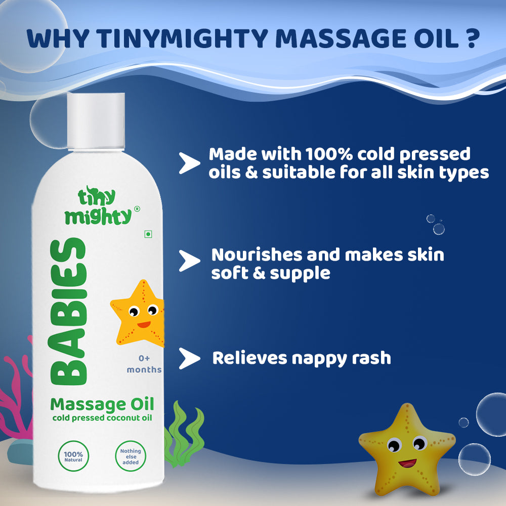 
                  
                    Babies Massage oil with 100% cold pressed oils (200ml)
                  
                