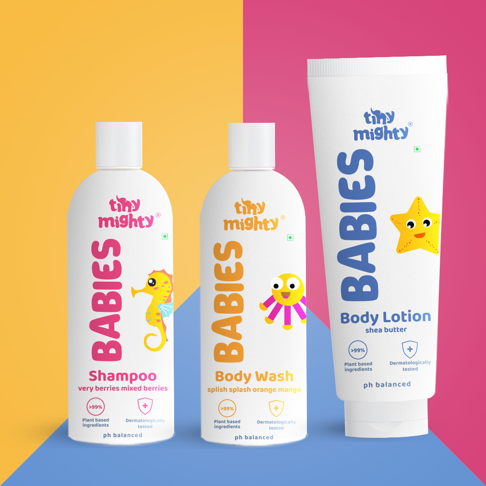 
                  
                    Babies head to toe pack (Body Wash + Body Lotion + Hair Shampoo, 200ml each)
                  
                
