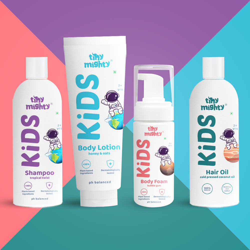 Kids Complete care pack A (Hair Shampoo +Body Lotion +Body Foam +Hair Oil)