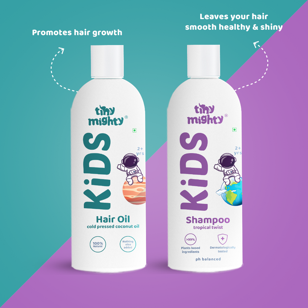 
                  
                    Kids hair nourishment pack(Hair Oil + Hair Shampoo, 200ml each)
                  
                