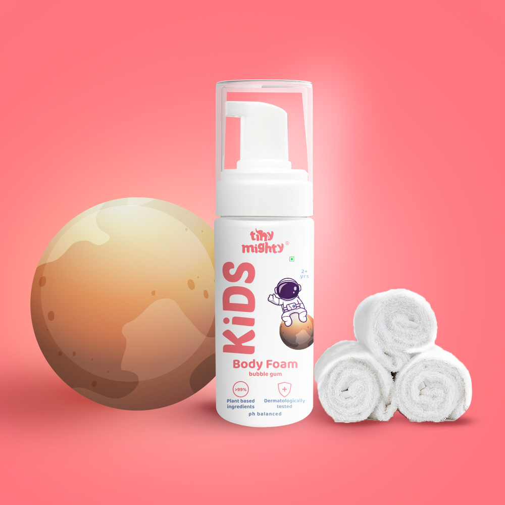 Kids foam body wash with bubble gum fragrance (150ml)