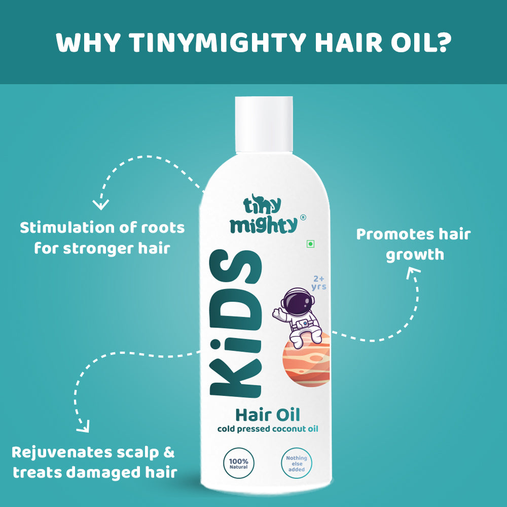 
                  
                    Kids hair oil with 100% cold pressed oils (200ml)
                  
                