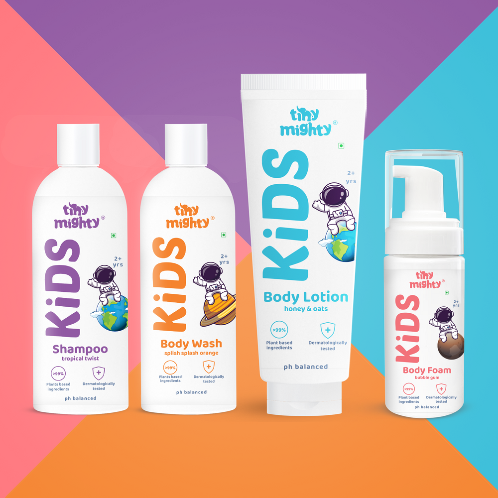 Super savior pack(Body Wash + Hair Shampoo + Body Foam + Body Lotion)